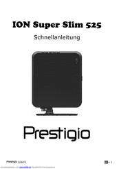Prestigio ION Super Slim 525 Schnellstartanleitung
