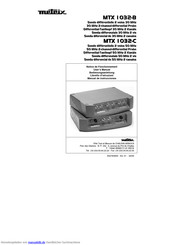 metrix MTX 11032-C Bedienungsanleitung