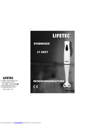 Lifetec LT 2607 Bedienungsanleitung