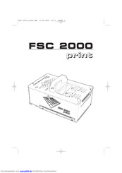 MCS FSC 2000 print Bedienungsanleitung
