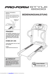 Pro-Form Style 8500 Bedienungsanleitung