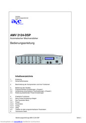 AVE AMV 2124-DSP Bedienungsanleitung