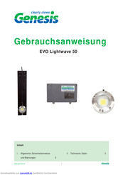 Genesis EVO Lightwave 50 Gebrauchsanweisung