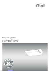 Kermi x-center base Montageanleitung
