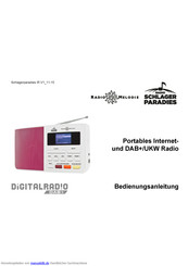 Dual Schlagerparadies & Radio Melodie Bedienungsanleitung