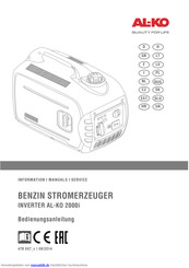 AL-KO 2000i Bedienungsanleitung