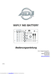 ADJ Wifly Ne1 Battery Bedienungsanleitung