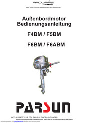 Parsun F6BM Bedienungsanleitung
