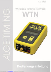 ALGE-Timing WTN Bedienungsanleitung