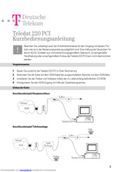 T-Mobile Teledat 220 PCI Kurzbedienungsanleitung