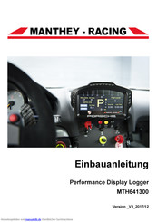 manthey-racing MTH641300 Einbauanleitung