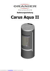 Oranier Carus Aqua II Bedienungsanleitung