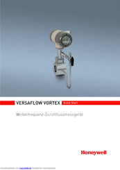 Honeywell VERSAFLOW VORTEX Schnellstartanleitung