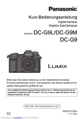 Panasonic Lumix DC-G9L Bedienungsanleitung