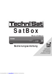 TechniSat SatBox Bedienungsanleitung