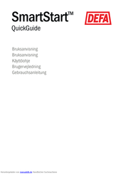 DEFA SmartStart Gebrauchsanleitung
