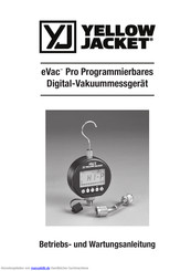 YELLOW JACKET eVac Pro Betriebsanleitung