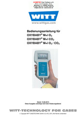 Witt OXYBABY M+i O2 Bedienungsanleitung