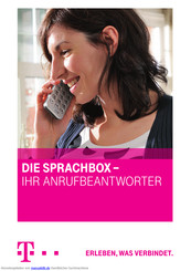 T-Mobile SprachBox Kurzanleitung