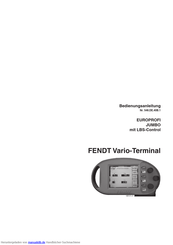 FENDT Vario-Terminal Bedienungsanleitung