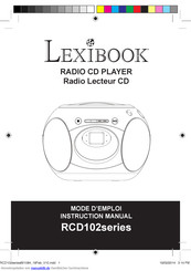 Lexibook RCD102series Bedienungsanleitung