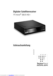 TechnoTrend Görler TT-micro S815 HD+ Gebrauchsanleitung