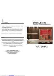 Eago EOSPA Installations- Und Bedienungsanleitung