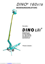 Dino lift 160XTB Bedienungsanleitung
