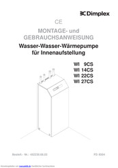 Dimplex WI 14CS Montage- Und Gebrauchsanweisung