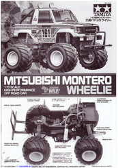 Tamiya Mitsubishi Montero Wheelie Bedienungsanleitung