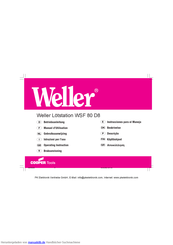 Weller WSF 80 D8 Betriebsanleitung