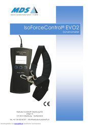 MDS IsoForceControl EVO2 Bedienungsanleitung