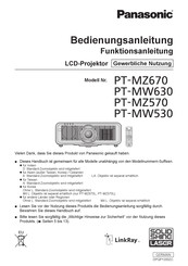 Panasonic PT-MZ670 Bedienungsanleitung