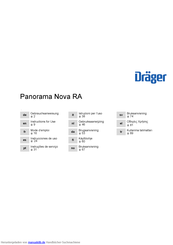 Dräger Panorama Nova RA Gebrauchsanweisung