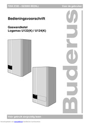 Buderus Logamax U124K Bedienungsanleitung