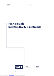 W&T RS232 - Centronics Handbuch