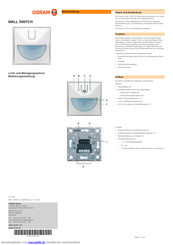 Osram WALL SWITCH Bedienungsanleitung