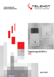 Telenot BUS-1 TG1 Technische Beschreibung