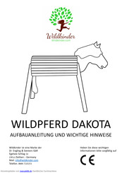 Wildkinder WILDPFERD DAKOTA Aufbauanleitung Und Wichtige Hinweise