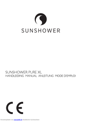 SUNSHOWER PURE XL Bedienungsanleitung