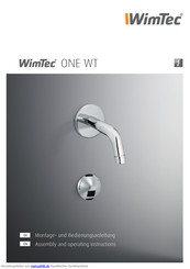 WimTec ONE WT Montage- Und Bedienungsanleitung