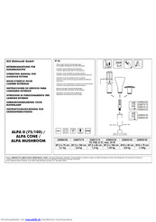 SLV Elektronik 75/100 Betriebsanleitung Für Aussenleuchte