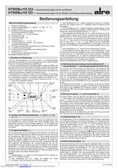 Alre HTRRBu110.122 Bedienungsanleitung
