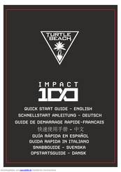 Turtle Beach IMPACT 100 Schnellstartanleitung