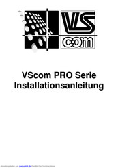 VSCOM 200 PRO Installationsanleitung