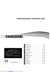 Concept2 PM3 Handbuch