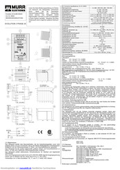 Murr Elektronik Evolution 20-3x360-520/24 Bedienungsanleitung