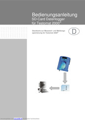 Gebruder Heyl Analysentechnik SD-Card Datenlogger Testomat 2000 Bedienungsanleitung