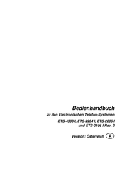 Auerswald ETS-2106 I Bedienhandbuch