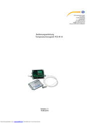 PCE Instruments PCE-IR 10 Bedienungsanleitung